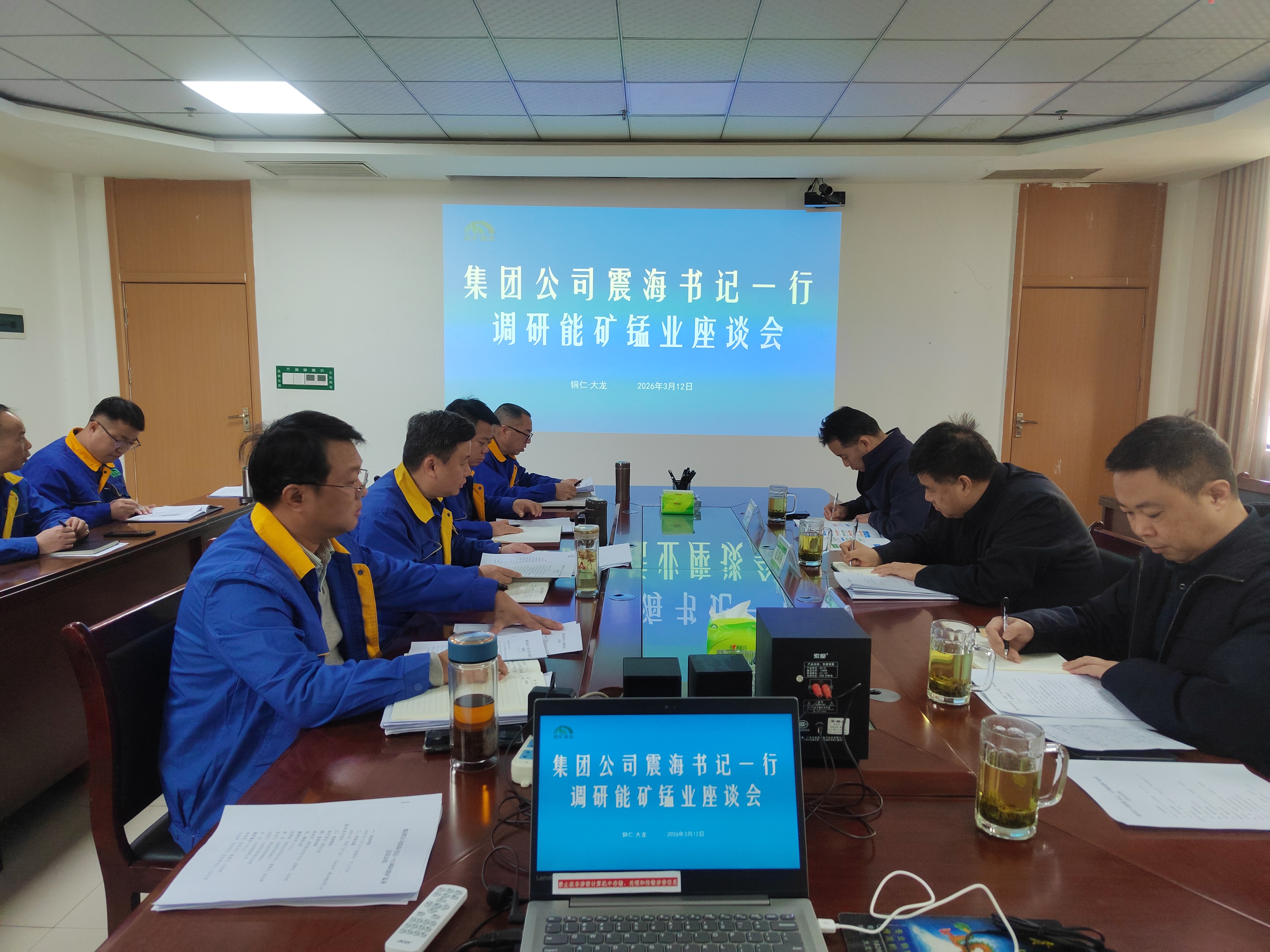 錨定目標(biāo)促發(fā)展  精準(zhǔn)施策破困境——趙震海書(shū)記率隊(duì)調(diào)研能礦錳業(yè)一季度“開(kāi)門(mén)紅”工作